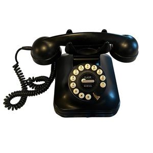 Pottery Barn Black Vintage Style Telephone